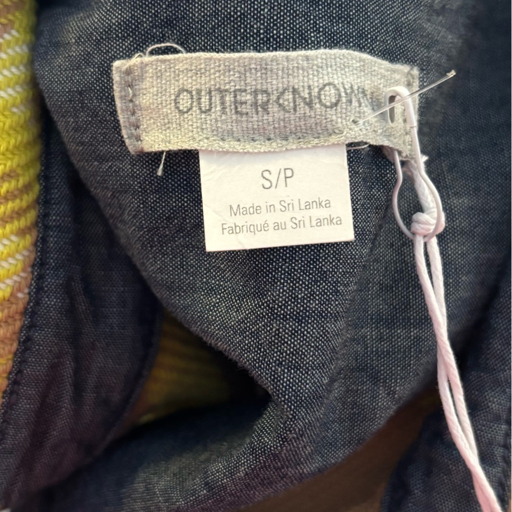 NWT Outerknown Blanket Shirt Dress sz S - Picture 4 of 11